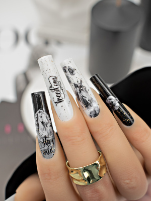 Слайдер-дизайн SPARKLE Лошади черные из каталога Слайдеры SPARKLE, в интернет-магазине BPW.style